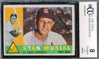Stan Musial 1960 Topps #250 (BCCG 8) at PristineAuction.com