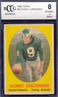 Sonny Jurgensen 1958 Topps #90 RC (BCCG 8) at PristineAuction.com