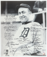 Tony Gwynn, Pete Rose, Rod Carew, Wade Boggs, Kirby Puckett | "Ty Cobb" Batting Champions 20x24 Photo Signed & Inscribed By (24) (PSA) at PristineAuction.com