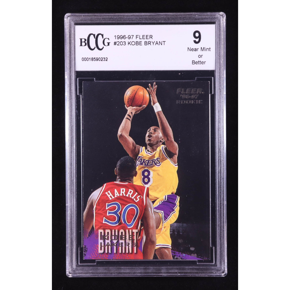 Kobe Bryant 1996 Fleer #203 RC (BCCG 9) at PristineAuction.com
