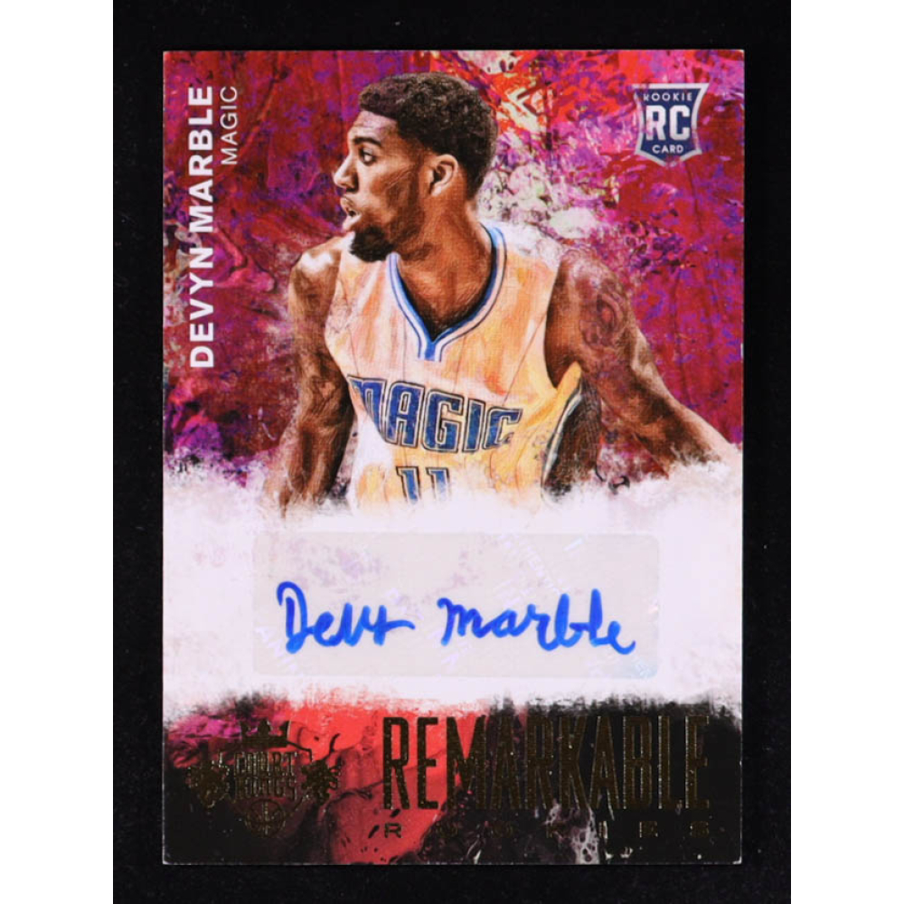 Devyn Marble 2014-15 Court Kings Remarkable Rookies Signatures #33 RC at PristineAuction.com