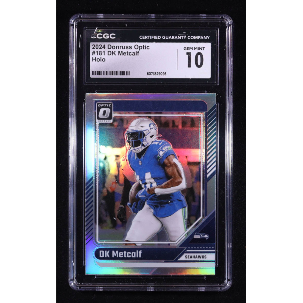 D.K. Metcalf 2024 Donruss Optic Holo #181 (CGC 10) at PristineAuction.com