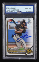 James Wood Signed 2022 Topps Chrome Bowman 1st #BP-108 RC (PSA | Autograph Graded PSA 10) at PristineAuction.com