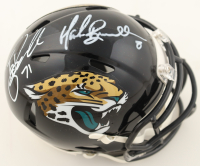Mark Brunell & Tony Boselli Signed Jaguars Speed Mini Helmet (JSA) at PristineAuction.com