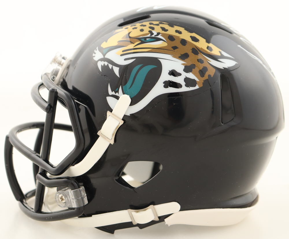 Mark Brunell & Tony Boselli Signed Jaguars Speed Mini Helmet (JSA) at PristineAuction.com Mark Brunell & Tony Boselli Signed Jaguars Speed Mini Helmet (JSA) at PristineAuction.com