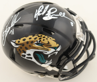 Mark Brunell & Tony Boselli Signed Jaguars Speed Mini Helmet (JSA) at PristineAuction.com