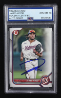 James Wood Signed 2022 Topps Bowman #BD-171 RC (PSA | Autograph Graded PSA 10) at PristineAuction.com