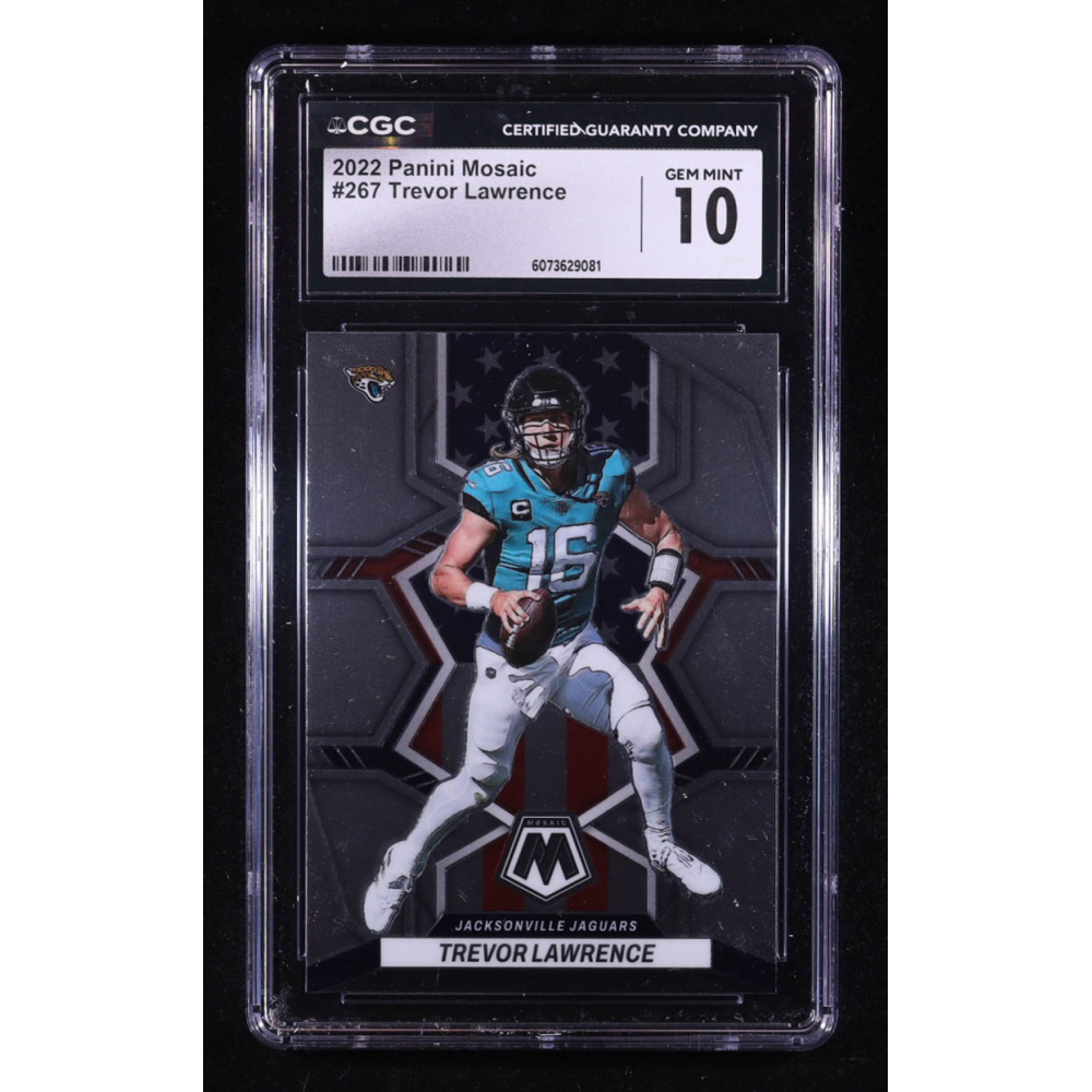Trevor Lawrence 2022 Panini Mosaic #267 NP (CGC 10) at PristineAuction.com