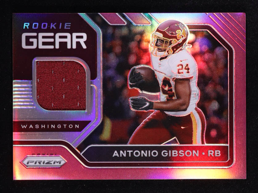 Antonio Gibson 2020 Panini Prizm Rookie Gear Pink #24 RC at PristineAuction.com Antonio Gibson 2020 Panini Prizm Rookie Gear Pink #24 RC at PristineAuction.com