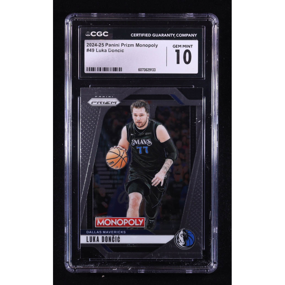 Luka Doncic 2024-25 Panini Prizm Monopoly #49 (CGC 10) at PristineAuction.com