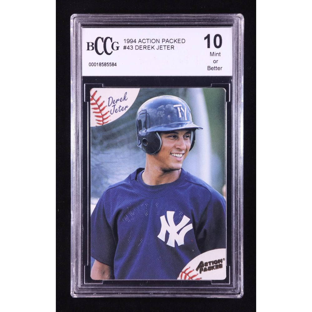Derek Jeter 1994 Action Packed #43 RC (BCCG 10) at PristineAuction.com