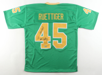 Rudy Ruettiger Signed Jersey Inscribed "Never Quit" (Wilder) at PristineAuction.com