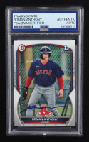 Roman Anthony Signed 2023 Topps 1st Bowman #BP-71 RC (PSA) at PristineAuction.com
