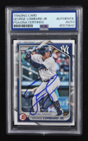 George Lombardo Jr. Signed 2024 Topps Bowman #BD-118 RC (PSA) at PristineAuction.com