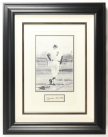 Mickey Mantle Signed Custom Framed Cut Display (JSA) at PristineAuction.com