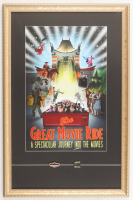 Disney World "The Great Movie Ride" Custom Framed Poster Print Display with Official Ride Pin & MGM Disney Studios Movie Pin at PristineAuction.com
