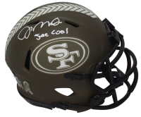 Joe Montana Signed LE 49ers Salute to Service Alternate Speed Mini Helmet Inscribed "Joe Cool" (Fanatics) at PristineAuction.com
