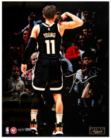 Trae Young Signed Hawks LE 16x20 Photo (Panini) at PristineAuction.com