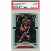 Nassir Little 2019-20 Panini Prizm Silver Prizm #269 RC (PSA 10) at PristineAuction.com