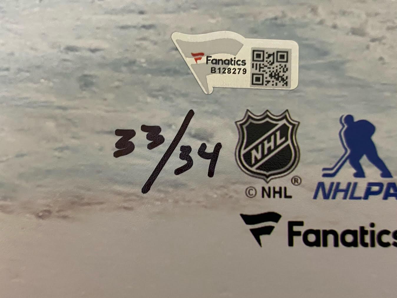 Kaapo Kahkonen Signed LE Wild 16x20 Photo Inscribed "1st NHL Shut Out 1/22/21" (Fanatics) at PristineAuction.com Kaapo Kahkonen Signed LE Wild 16x20 Photo Inscribed "1st NHL Shut Out 1/22/21" (Fanatics) at PristineAuction.com