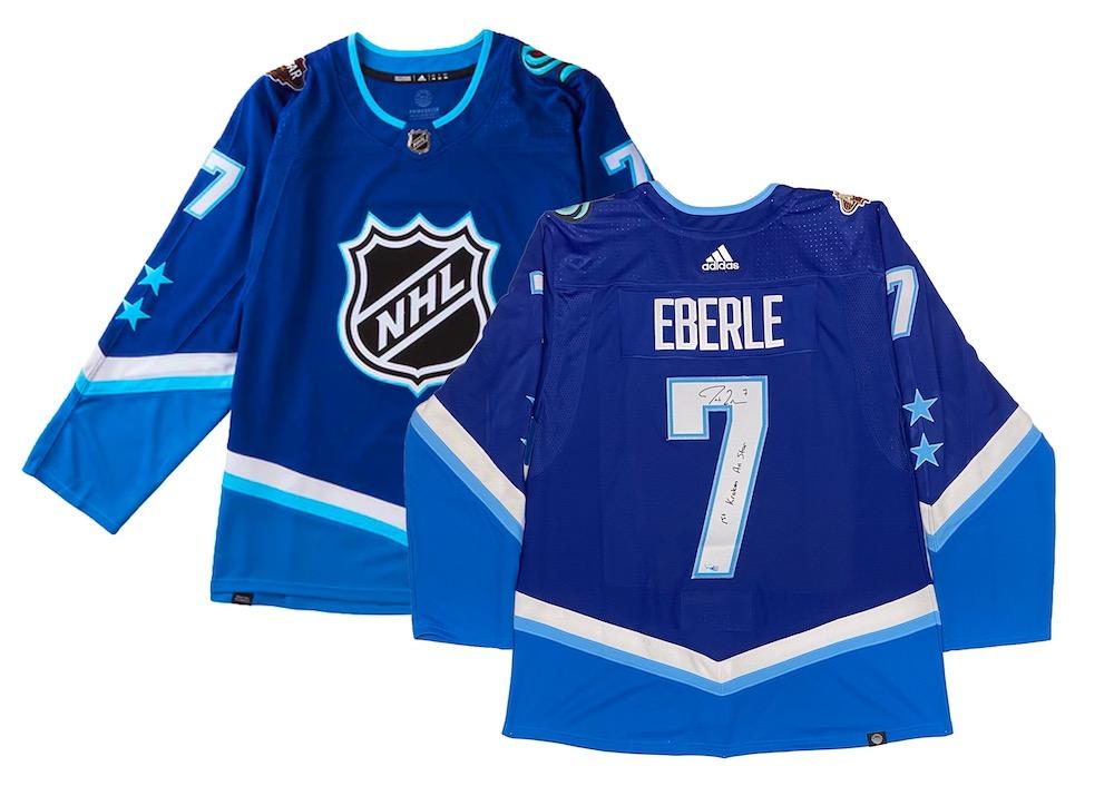 Jordan Eberle Signed All-Star Adidas Jersey Inscribed "1st Kraken All Star" (Fanatics) at PristineAuction.com Jordan Eberle Signed All-Star Adidas Jersey Inscribed "1st Kraken All Star" (Fanatics) at PristineAuction.com