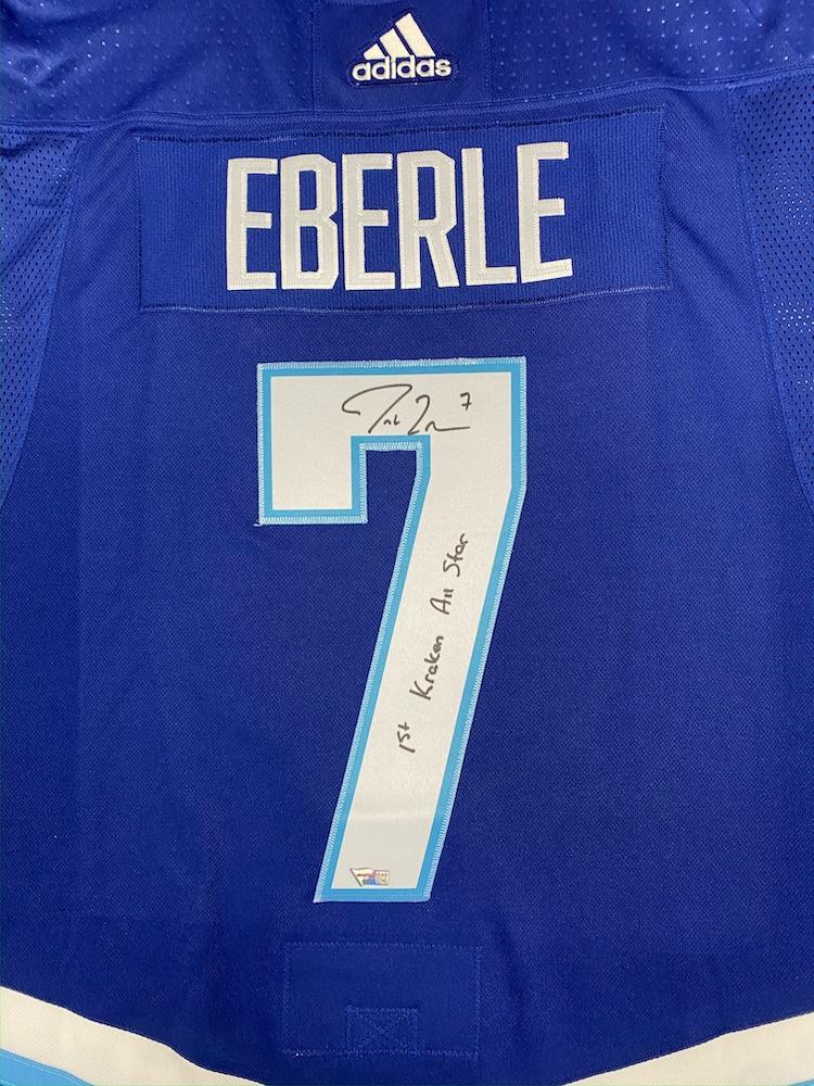 Jordan Eberle Signed All-Star Adidas Jersey Inscribed "1st Kraken All Star" (Fanatics) at PristineAuction.com Jordan Eberle Signed All-Star Adidas Jersey Inscribed "1st Kraken All Star" (Fanatics) at PristineAuction.com