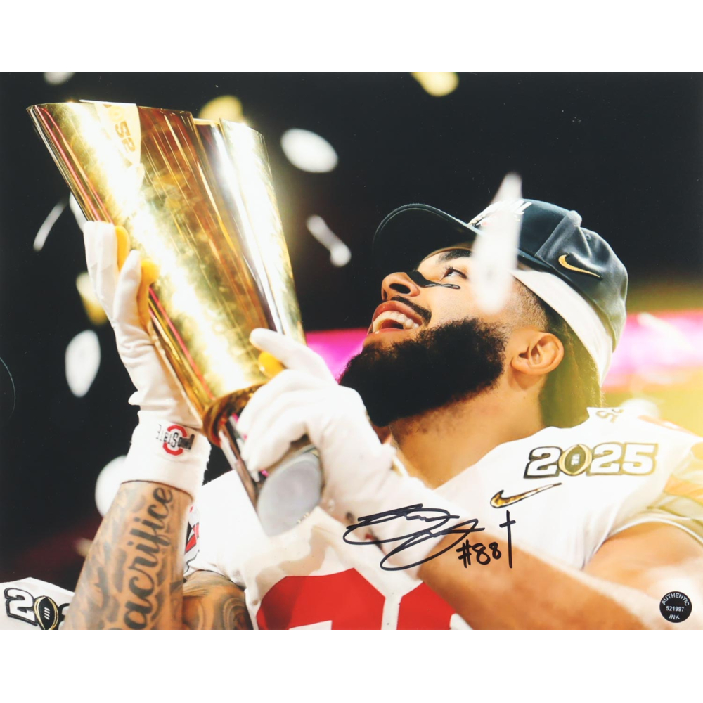 Gee Scott Jr. Signed Ohio State Buckeyes 11x14 Photo (Authentic Ink) at PristineAuction.com