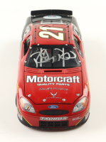 Ricky Rudd Signed NASCAR #21 Motorcraft 2003 Ford Taurus 1:24 Scale Die-cast Car (PSA) at PristineAuction.com