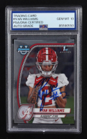 Ryan Williams Signed 2024 Topps Bowman U Chrome 1st #53 RC (PSA | Autograph Graded PSA 10) at PristineAuction.com