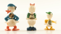 1960 Donald Duck Set of (3) Mini Figurines with Original Packaging at PristineAuction.com