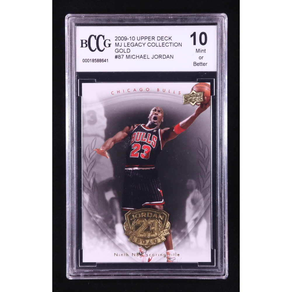 Michael Jordan 2009-10 Upper Deck Michael Jordan Legacy Collection Gold #87 (BCCG 10) at PristineAuction.com