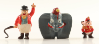 1960 Dumbo Set of (3) Mini Figurines with Original Packaging at PristineAuction.com