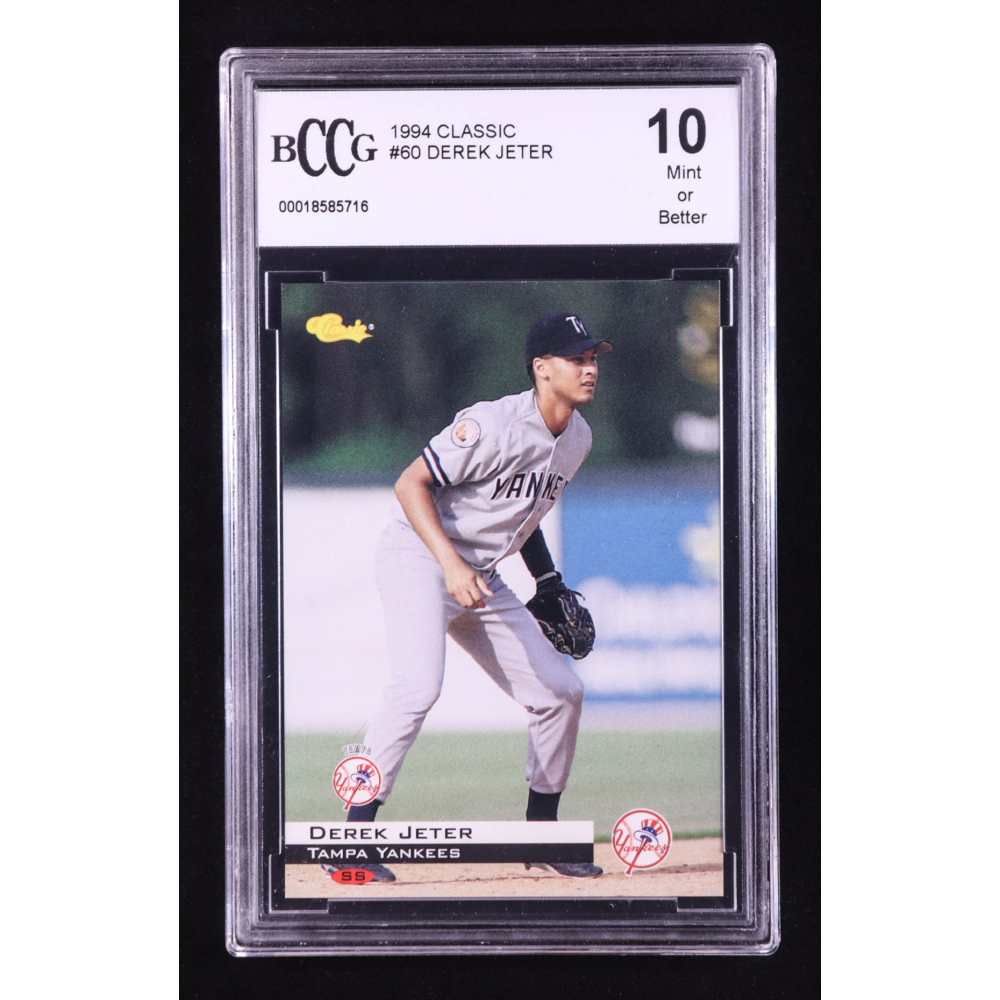 Derek Jeter 1994 Classic #60 RC (BCCG 10) at PristineAuction.com