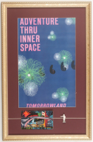 Disneyland "Adventure Thru Inner Space" Tomorrowland Custom Framed Poster Print Display with Ride Pamphlet & Astronaut Figurine at PristineAuction.com