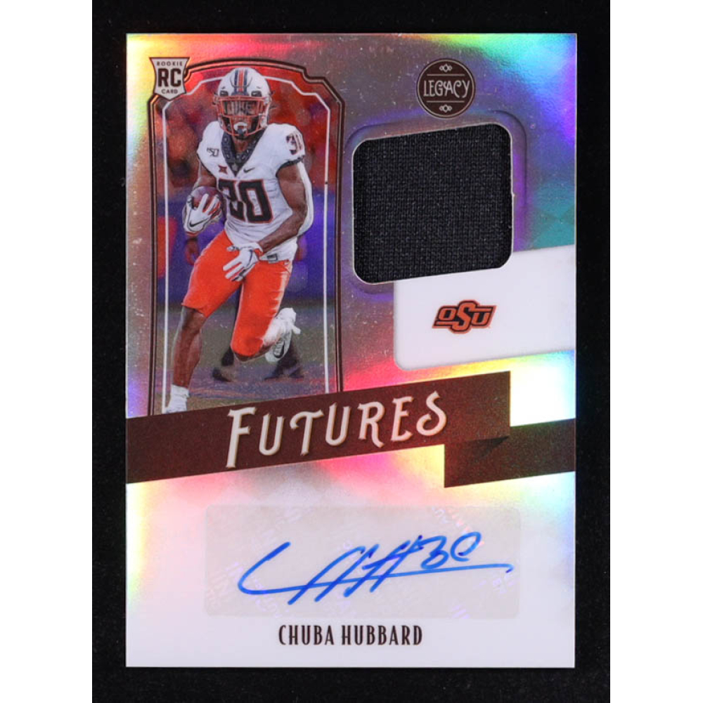 Chuba Hubbard 2021 Panini Legacy Futures Patch Autographs #25 #145/399 RC at PristineAuction.com