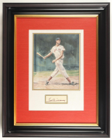 Ted Williams Signed Custom Framed Cut Display (Beckett) at PristineAuction.com