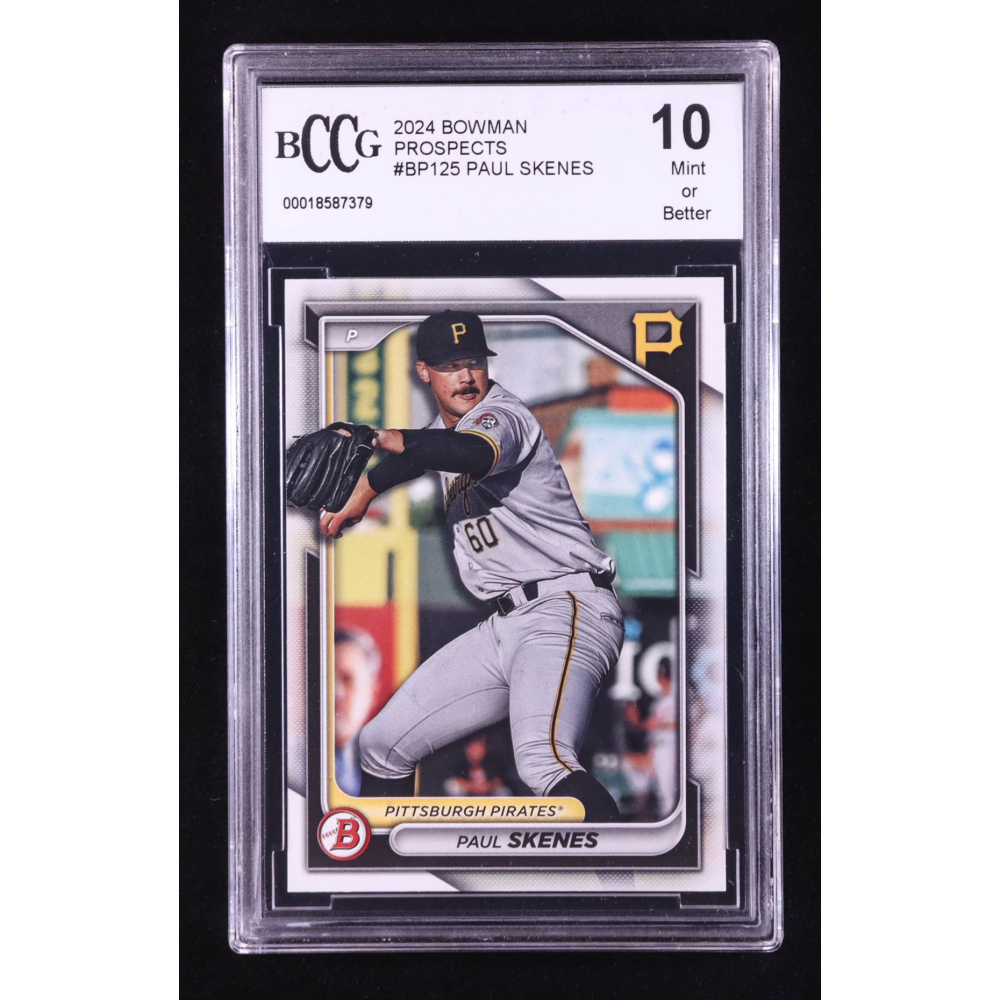 Paul Skenes 2024 Bowman Prospects #BP125 RC (BCCG 10) at PristineAuction.com