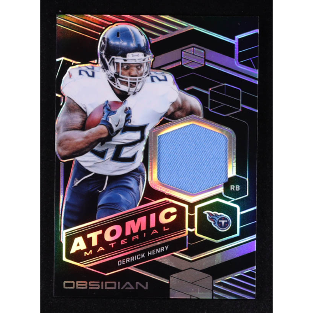 Derrick Henry 2018 Panini Obsidian Atomic Materials #41 #075/100 at PristineAuction.com
