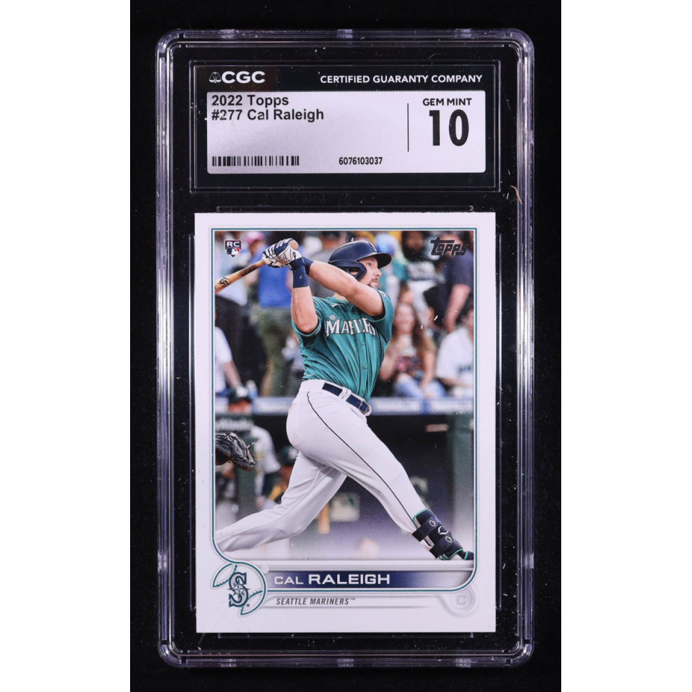 Cal Raleigh 2022 Topps #277 RC (CGC 10) at PristineAuction.com