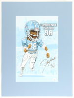 Lawrence Taylor Signed LE Giants Lithograph Display #5/25 (JSA) at PristineAuction.com