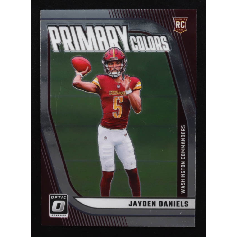 Jayden Daniels 2024 Donruss Optic Rookie Primary Colors #2 RC at PristineAuction.com