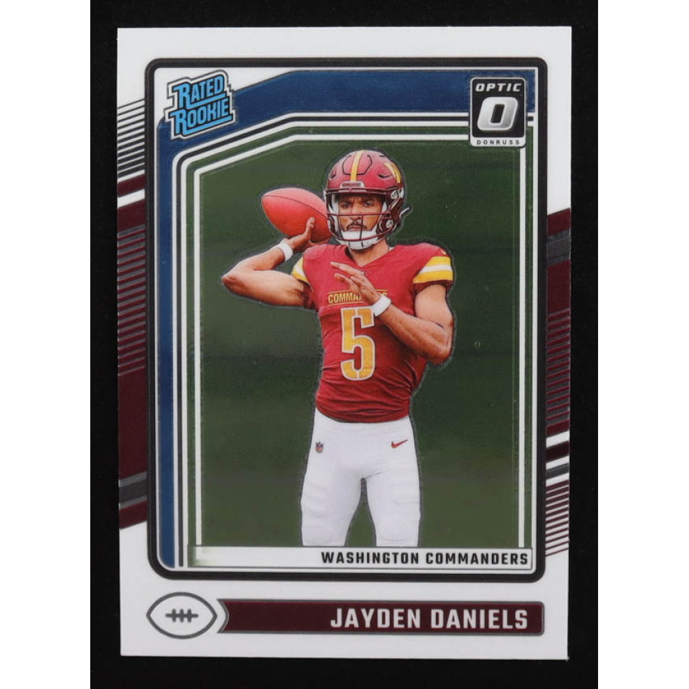 Jayden Daniels 2024 Donruss Optic #248 RR RC at PristineAuction.com