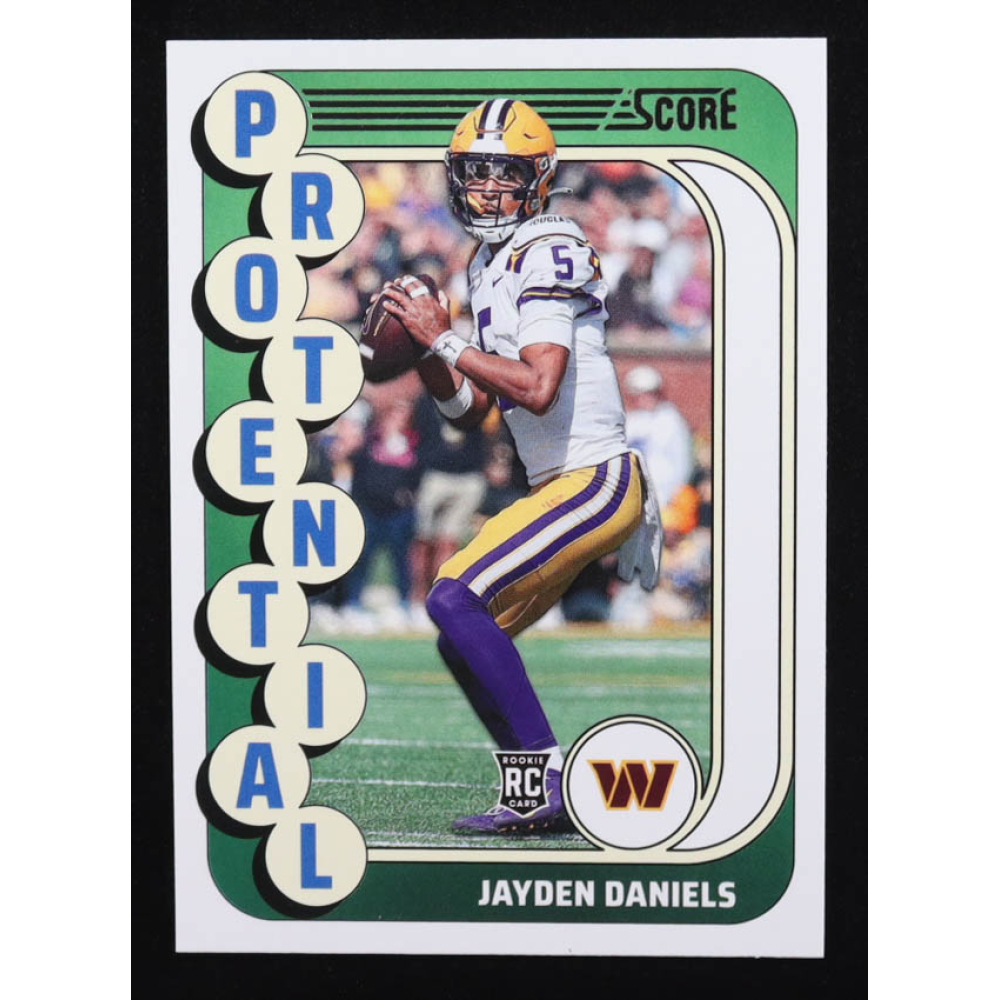 Jayden Daniels 2024 Score Protential #3 RC at PristineAuction.com