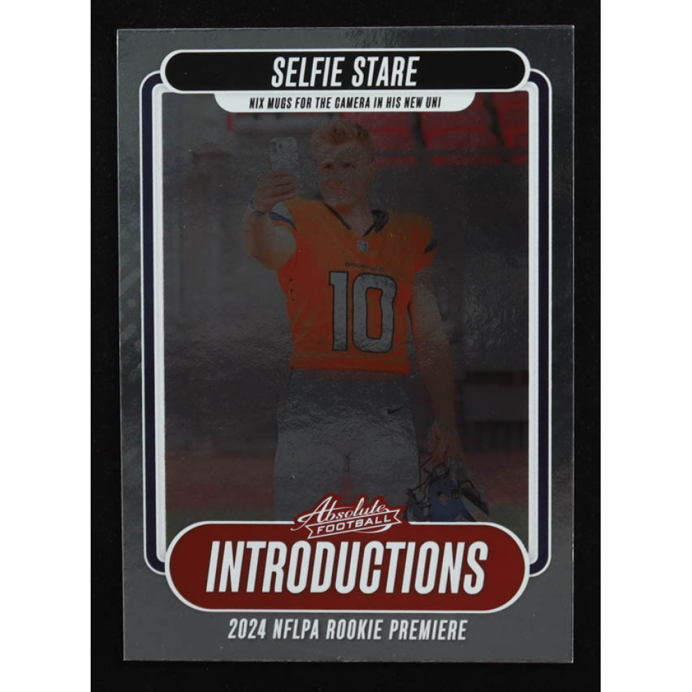 Bo Nix 2024 Absolute Introductions #9 RC at PristineAuction.com