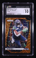 D.K. Metcalf 2024 Panini Prizm Prizms Orange Lazer #261 (CGC 10) at PristineAuction.com