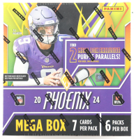 2024 Panini Phoenix Football Mega Box with (6) Packs (Purple Parallels!) at PristineAuction.com
