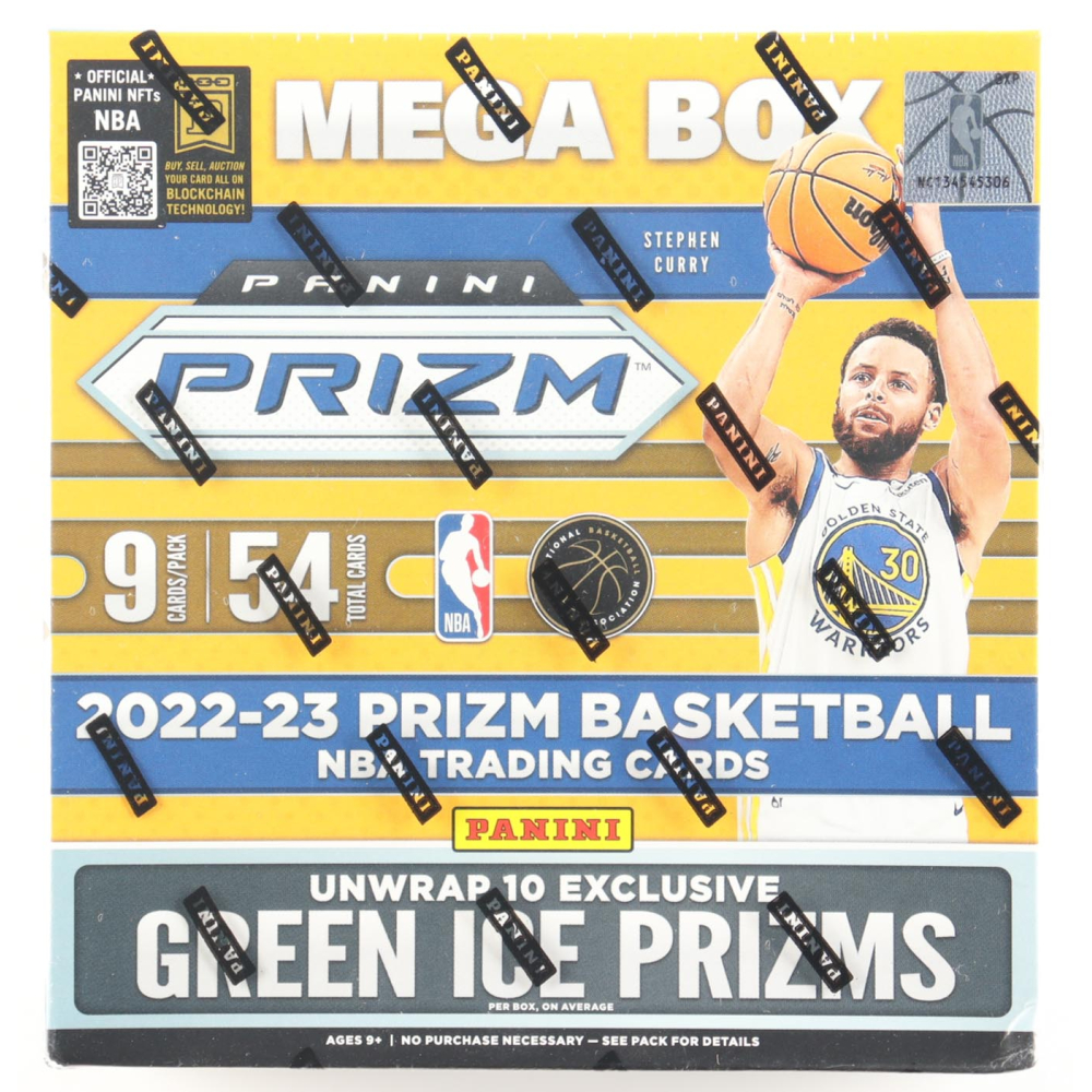 2022-23 Panini Prizm Basketball Fanatics Mega Box with (6) Packs (Green Ice Prizms) at PristineAuction.com