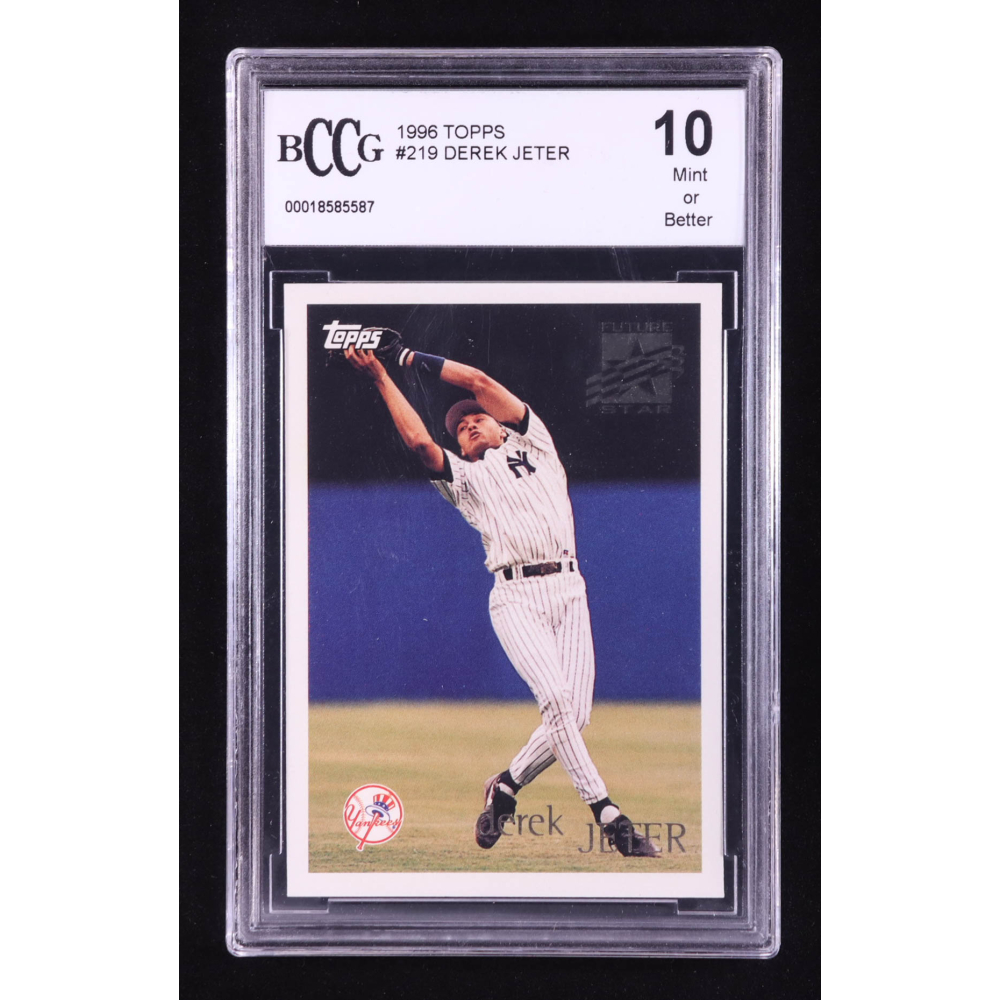 Derek Jeter 1996 Topps #219 (BCCG 10) at PristineAuction.com