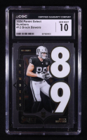 Brock Bowers 2024 Select Select Numbers #12 RC (CGC 10) at PristineAuction.com