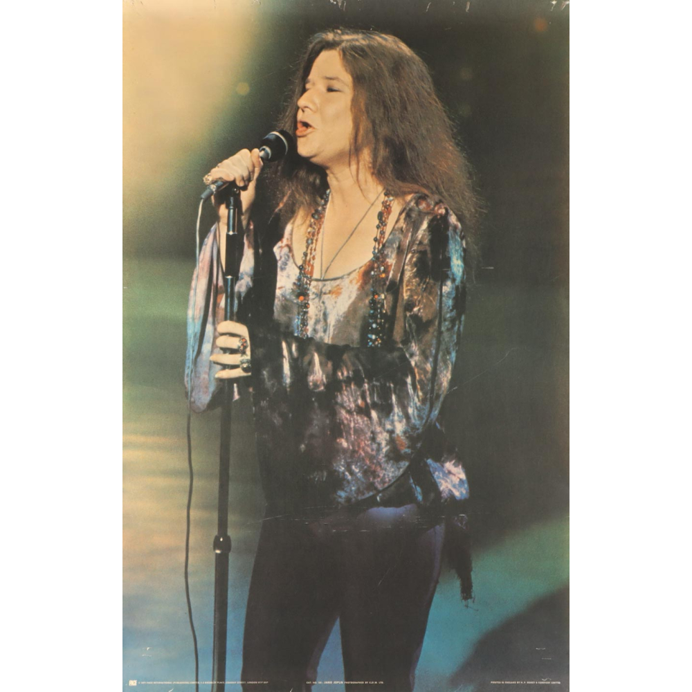 Janis Joplin 24x38 Vintage Poster at PristineAuction.com